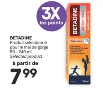 Brunet BETADINE Produit sélectionné pour le mal de gorge offer