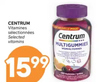 Brunet CENTRUM VITAMINES SÉLECTIONNÉES offer