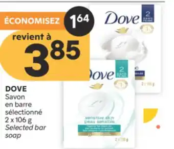 Brunet DOVE Savon en barre sélectionné offer