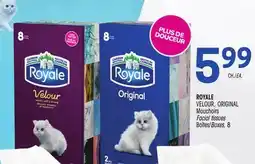 Uniprix ROYALE VELOUR, ORIGINAL Mouchoirs/ Facial tissues, Boîtes/Boxes offer