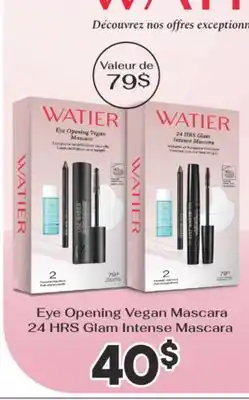 Brunet WATIER Eye Opening Vegan Mascara 24 HRS Glam Intense Mascara offer