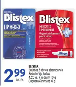 Uniprix BLISTEX Baumes à lèvres sélectionnés/Selected lip balms, Onguent/Ointment offer