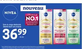 Uniprix NIVEA Soins du visage sélectionnés/ Selected facial care products offer