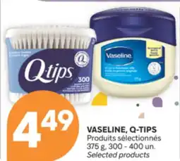 Brunet VASELINE, Q-TIPS Produits sélectionnés offer