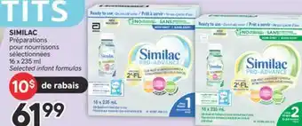 Brunet SIMILAC Préparations pour nourrissons sélectionnées offer