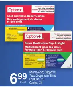 Uniprix OPTION+ Rhume/Cold, Grippe/Flu Toux/Cough ou/or Sinus offer