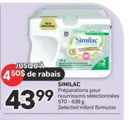 Brunet SIMILAC PRÉPARATIONS POUR NOURRISSONS SÉLECTIONNÉES offer