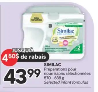 Brunet SIMILAC PRÉPARATIONS POUR NOURRISSONS SÉLECTIONNÉES offer