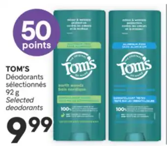 Brunet TOM'S Déodorants sélectionnés offer