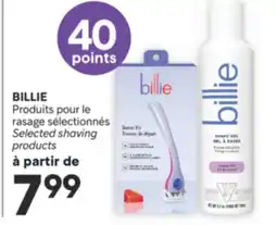 Brunet BILLIE PRODUITS POUR LE RASAGE SÉLECTIONNÉS offer