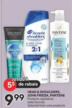 Brunet HEAD & SHOULDERS, JOHN FRIEDA, PANTENE Produits capillaires sélectionnés offer