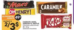 Brunet CADBURY, MARS, HERSHEY'S, NESTLÉ CHOCOLATS SÉLECTIONNÉS offer