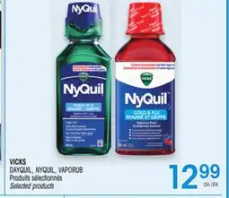Uniprix VICKS DAYQUIL, NYQUIL, VAPORUB Produits sélectionnés/ Selected products offer