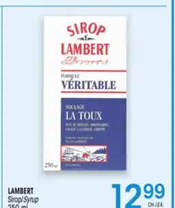 Uniprix LAMBERT Sirop/Syrup offer