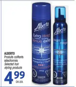 Uniprix ALBERTO Produits coiffants sélectionnés/Selected hair styling products offer