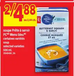 Maxi SOUPE PRÊTE À SERVIR PCMD MENU BLEUMC, 500 ML offer