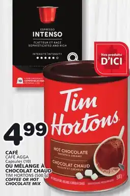 Marches Tradition TIM HORTONS (500 g) COFFEE OR HOT CHOCOLATE MIX offer