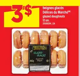 Maxi BEIGNES GLACÉS DÉLICES DU MARCHÉ |GLAZED DOUGHNUTS, 12 un offer