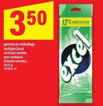 Maxi GOMME EN EMBALLAGE MULTIPLE EXCEL, 75/77 G offer