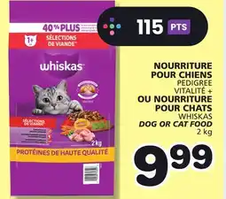 Marches Tradition PEDIGREE VITALITÉ + WHISKAS DOG OR CAT FOOD offer