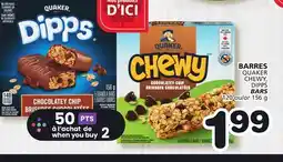 Marches Tradition QUAKER CHEWY, DIPPS BARS offer