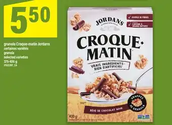 Maxi GRANOLA CROQUE-MATIN JORDANS, 375-400 g offer