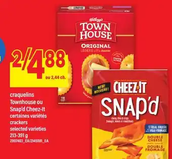 Maxi CRAQUELINS TOWNHOUSE OU SNAP'D CHEEZ-IT,213-331g offer