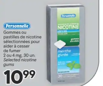 Brunet PERSONELLE Gommes ou pastilles de nicotine sélectionnées pour aider à cesser de fumer offer