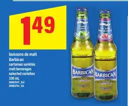 Maxi BOISSONS DE MALT BARBICAN | MALT BEVERAGES, 330 ML offer