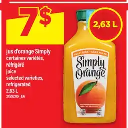 Maxi JUS D'ORANGE RÉFRIGÉRÉ JUICE, 2,63L offer