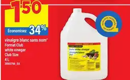 Maxi VINAIGRE BLANC SANS NOM , 4 L offer