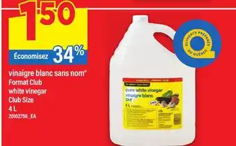 Maxi VINAIGRE BLANC SANS NOM , 4 L offer