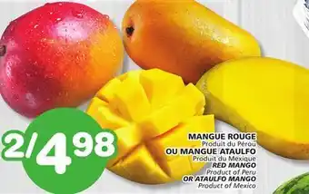 Marches Tradition RED MANGO Product of Peru OR ATAULFO MANGO Product of Mexico offer