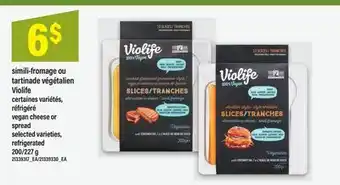 Maxi SIMILI-FROMAGE OU TARTINADE VÉGÉTALIEN VIOLIFE | VEGAN CHEESE OR SPREAD, 200/227 G offer