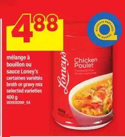 Maxi MÉLANGE À BOUILLON OU SAUCE LONEY'S, 400 g offer