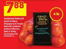 Maxi MANDARINES NADORCOTT / NADORCOTT MANDARINS, SAC DE/BAG OF 4 LB offer