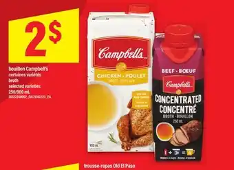 Maxi BOUILLON CAMPBELL'S, 250/900 ML offer