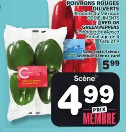 Marches Tradition COMPLIMENTS RED OR GREEN PEPPERS offer