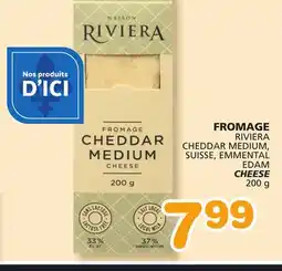 Marches Tradition RIVIERA CHEDDAR MEDIUM, SUISSE, EMMENTAL EDAM CHEESE offer