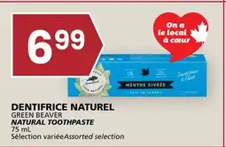 Rachelle-Bery Grocery GREEN BEAVER NATURAL TOOTHPASTE offer