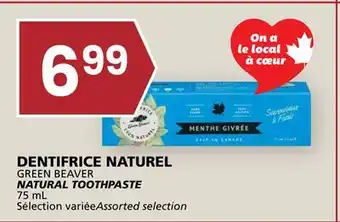 Rachelle-Bery Grocery GREEN BEAVER NATURAL TOOTHPASTE offer