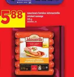 Maxi SAUCISSES FUMÉES JOHNSONVILLE, 375 G offer