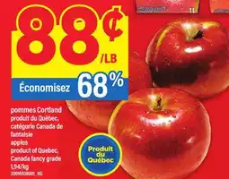 Maxi POMMES CORTLAND or APPLES offer