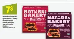 Maxi BROWNIE OU BARRES AUX FIGUES NATURE'S BAKERY | BROWNIE OR FIG BARS, 270/340 G offer