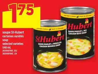 Maxi SOUPE ST-HUBERT / SOUP, 540 ML offer