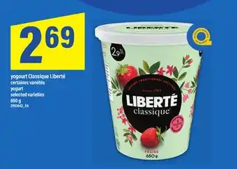 Maxi YOGOURT CLASSIQUE LIBERTÉ | YOGURT, 650 g offer