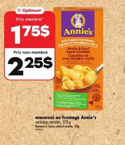 Maxi MACARONI AU FROMAGE ANNIE'S, 170G offer