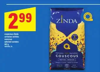 Maxi COUSCOUS ZINDA |couscous, 907 G offer