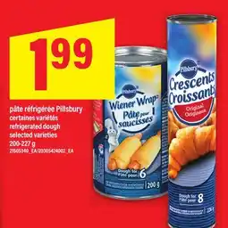 Maxi PÂTE RÉFRIGÉRÉE PILLSBURY | REFRIGERATED DOUGH, 200-227 G offer