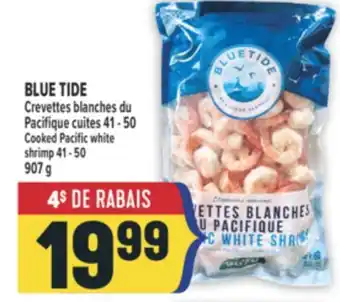 Marché Adonis BLUE TIDE CREVETTES BLANCHES DU PACIFIQUE CUITES 41 - 50 | COOKED PACIFIC WHITE SHRIMP 41 - 50 offer